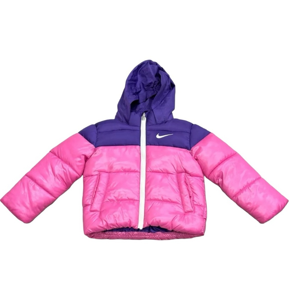 NWOT Nike Toddler colorblock puffer jacket  2T